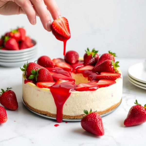 Phil Vickery Strawberry Cheesecake